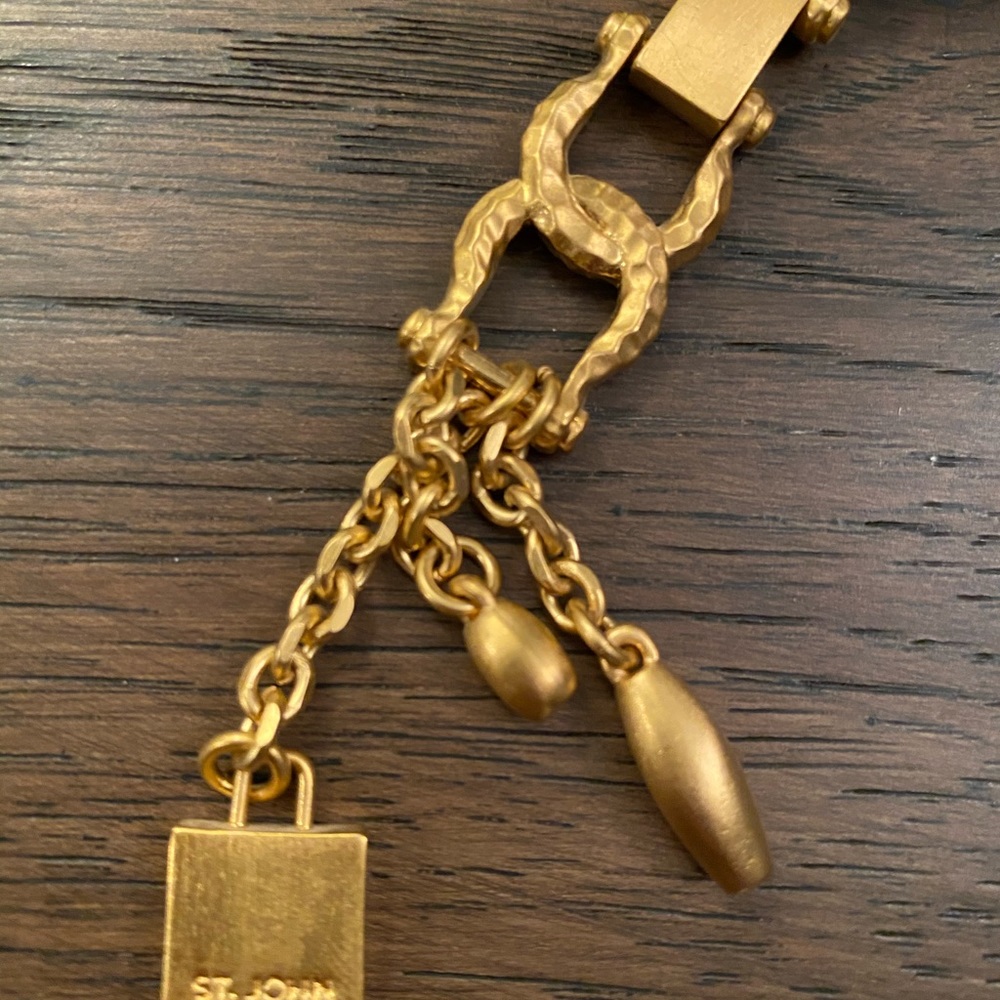 St. John Gold chain belt